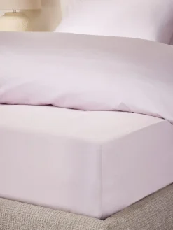 Next Lilac Purple Collection Luxe 400 Thread Count Egyptian Deep Fitted Cotton Sateen Sheet^ Bedsheets & Pillow Cases