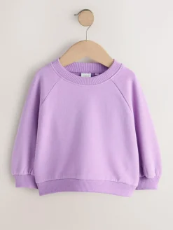 Next Lilac Purple Crew Neck Sweatshirt (3mths-7yrs)^ Sweatshirts & Hoodies|Sweatshirts & Hoodies