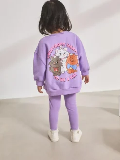Next Lilac Purple Disney Aristocats Sweatshirt & Leggings Set (3mths-7yrs)^ Sets & Co-Ords|Sets & Co-Ords