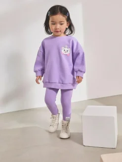 Next Lilac Purple Disney Aristocats Sweatshirt & Leggings Set (3mths-7yrs)^ Sets & Co-Ords|Sets & Co-Ords