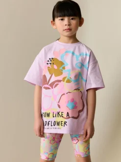 Next T-Shirt and Cycle Shorts Set (3-16yrs)^ Sets & Coords|Shorts & Skirts