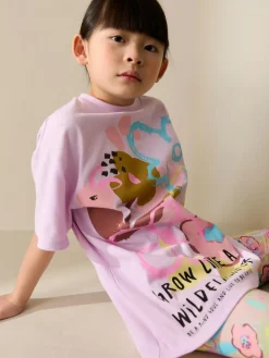 Next T-Shirt and Cycle Shorts Set (3-16yrs)^ Sets & Coords|Shorts & Skirts