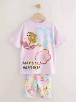 Next T-Shirt and Cycle Shorts Set (3-16yrs)^ Sets & Coords|Shorts & Skirts