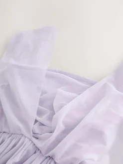 Sale Next Lilac Purple Mesh Multiway Wedding Guest Bridesmaid Maxi Dress