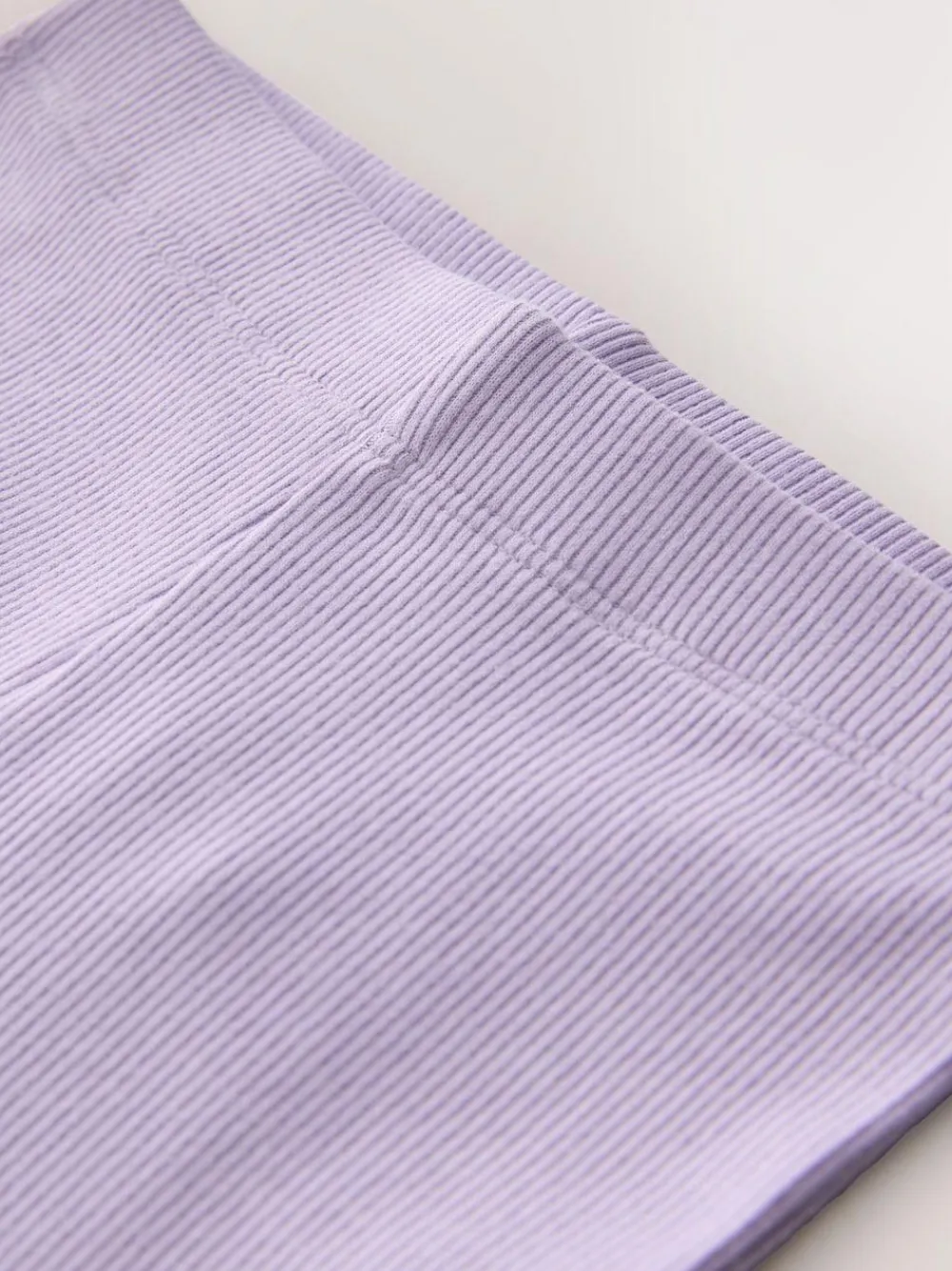 Hot Next Lilac Purple Rib Flare Leggings (3mths-7yrs)