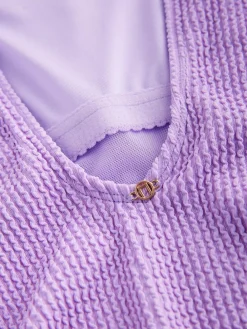 Online Next Lilac Purple Scoop Neck Tummy Control Swimsuit