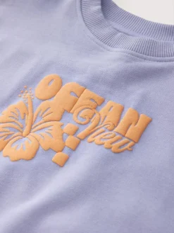 Discount Next Sweatshirt and Flare Leggings Set (3-16yrs) Lilac Purple