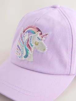 Clearance Next Lilac Purple Unicorn Cap (1-16yrs)