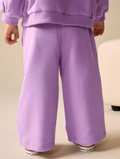 Next Lilac Purple Wide Leg Sweat Joggers (3mths-7yrs)^ Pants & Leggings|Jeans & Joggers