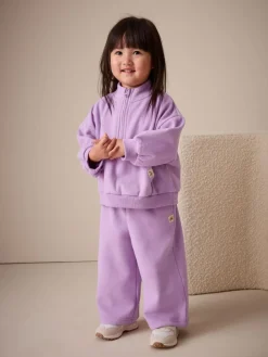 Next Lilac Purple Wide Leg Sweat Joggers (3mths-7yrs)^ Pants & Leggings|Jeans & Joggers