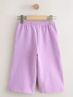 Next Lilac Purple Wide Leg Sweat Joggers (3mths-7yrs)^ Pants & Leggings|Jeans & Joggers