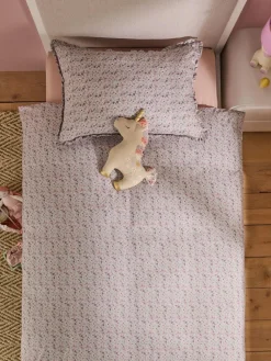 Next Lilac Unicorn Fairy Castle Duvet Cover and Pillowcase Set^ Childrens Bedding|Bedsets & Duvet Covers