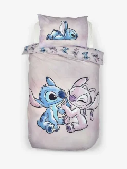Hot Next Lilo & Stitch Purple Reversible 100% Cotton Duvet Cover and Pillowcase Set