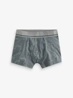 Next Linear Dino Print Junior Pattern Trunks 5 Pack (1.5-16yrs)^BOY Underwear