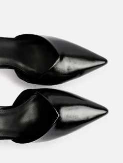 Outlet Linzi Black Grey Moira Classic Stiletto Court Heels