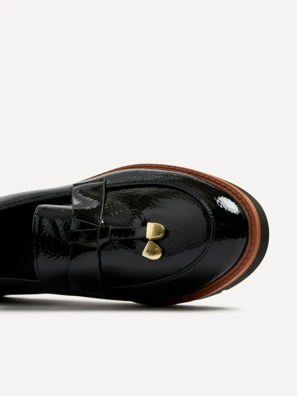Linzi Nancy Patent Loafers With Tassel Detail^Women Flats