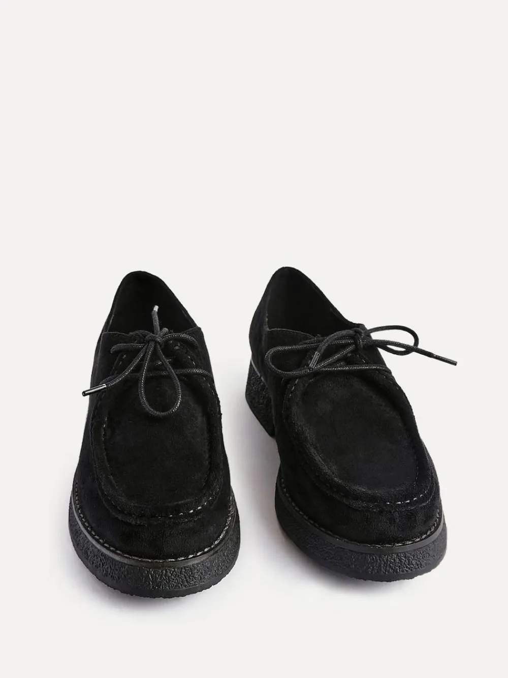 Linzi Perth Laced Chunky Loafers Black