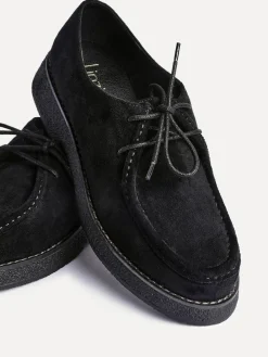 Linzi Perth Laced Chunky Loafers Black