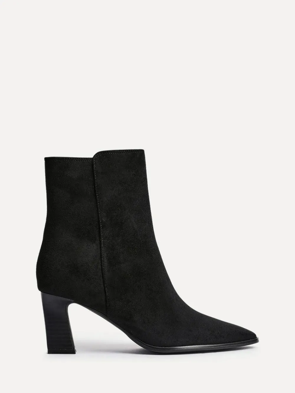 Hot Linzi Thorn Stacked Block Heel Ankle Boots Black