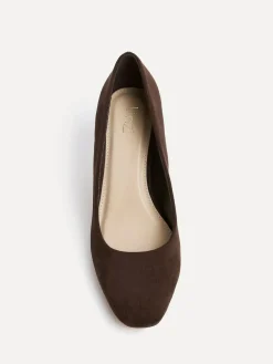 Sale Linzi Agenda Block Heel Courts Brown
