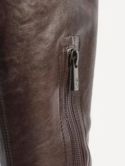 Linzi Hallie High Leg Stretch Boots Brown