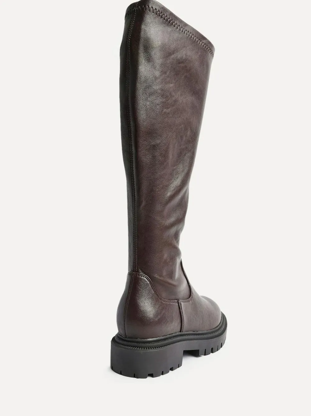 Linzi Hallie High Leg Stretch Boots Brown