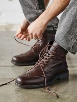 Linzi Leonardo Brogue Boots^ Boots|Boots