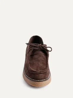 Discount Linzi Perth Laced Chunky Loafers Brown