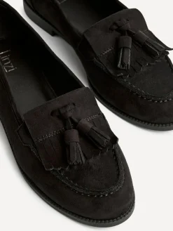 Linzi Rosemary Classic Slip-On Loafers With Tassel Detail^Women Flats