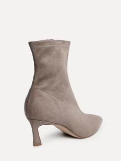 Clearance Linzi Upgrade Kitten Heel Ankle Boots Brown