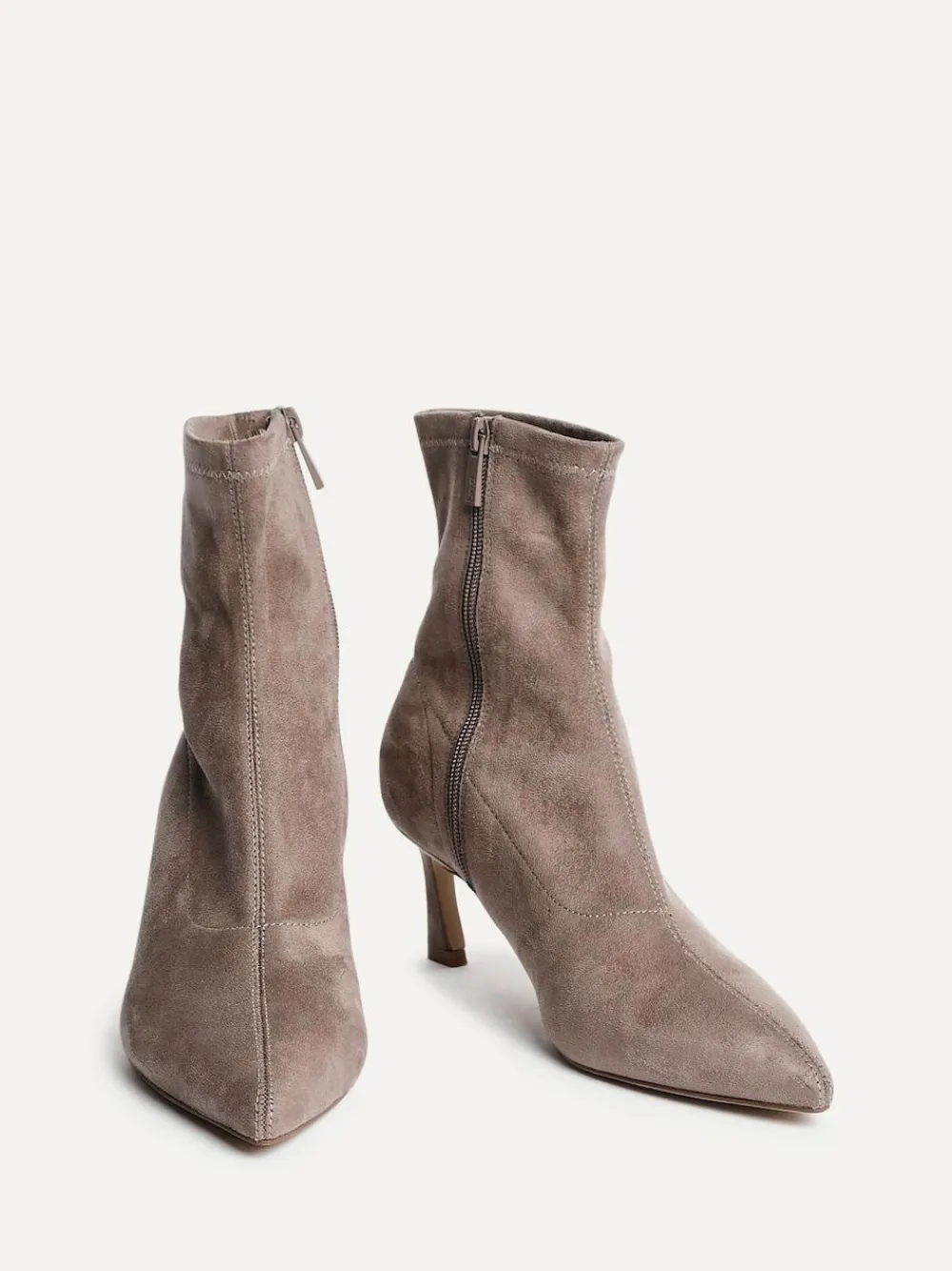 Clearance Linzi Upgrade Kitten Heel Ankle Boots Brown