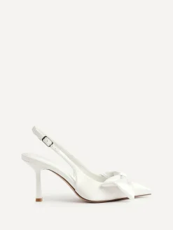 Linzi Cream Bridal Always Courts With Bow Detail