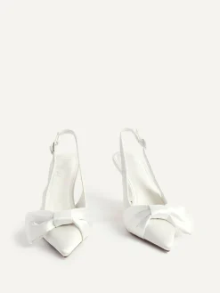 Linzi Cream Bridal Always Courts With Bow Detail