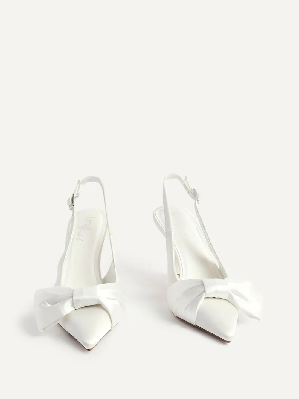 Linzi Cream Bridal Always Courts With Bow Detail