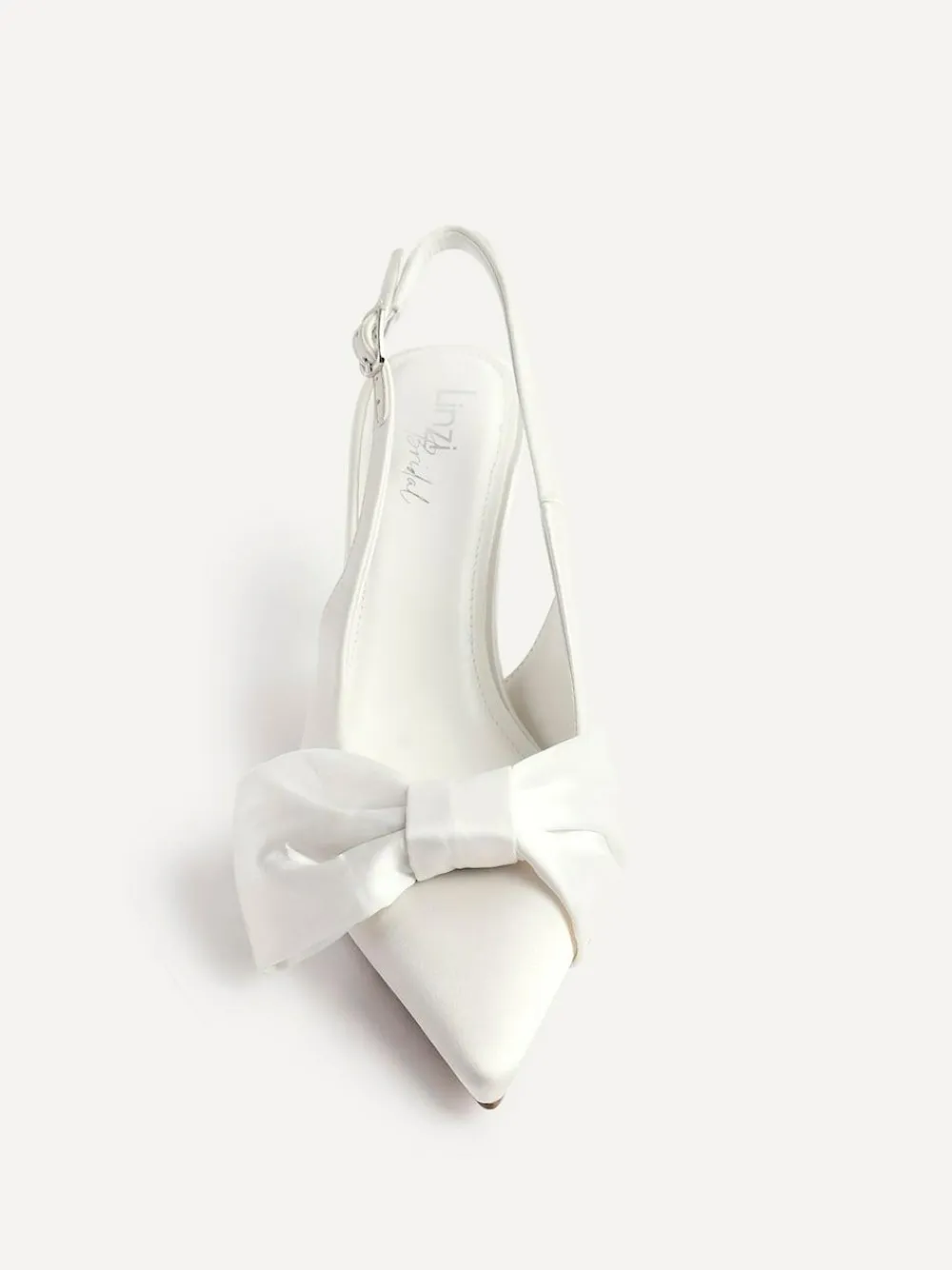 Linzi Cream Bridal Always Courts With Bow Detail
