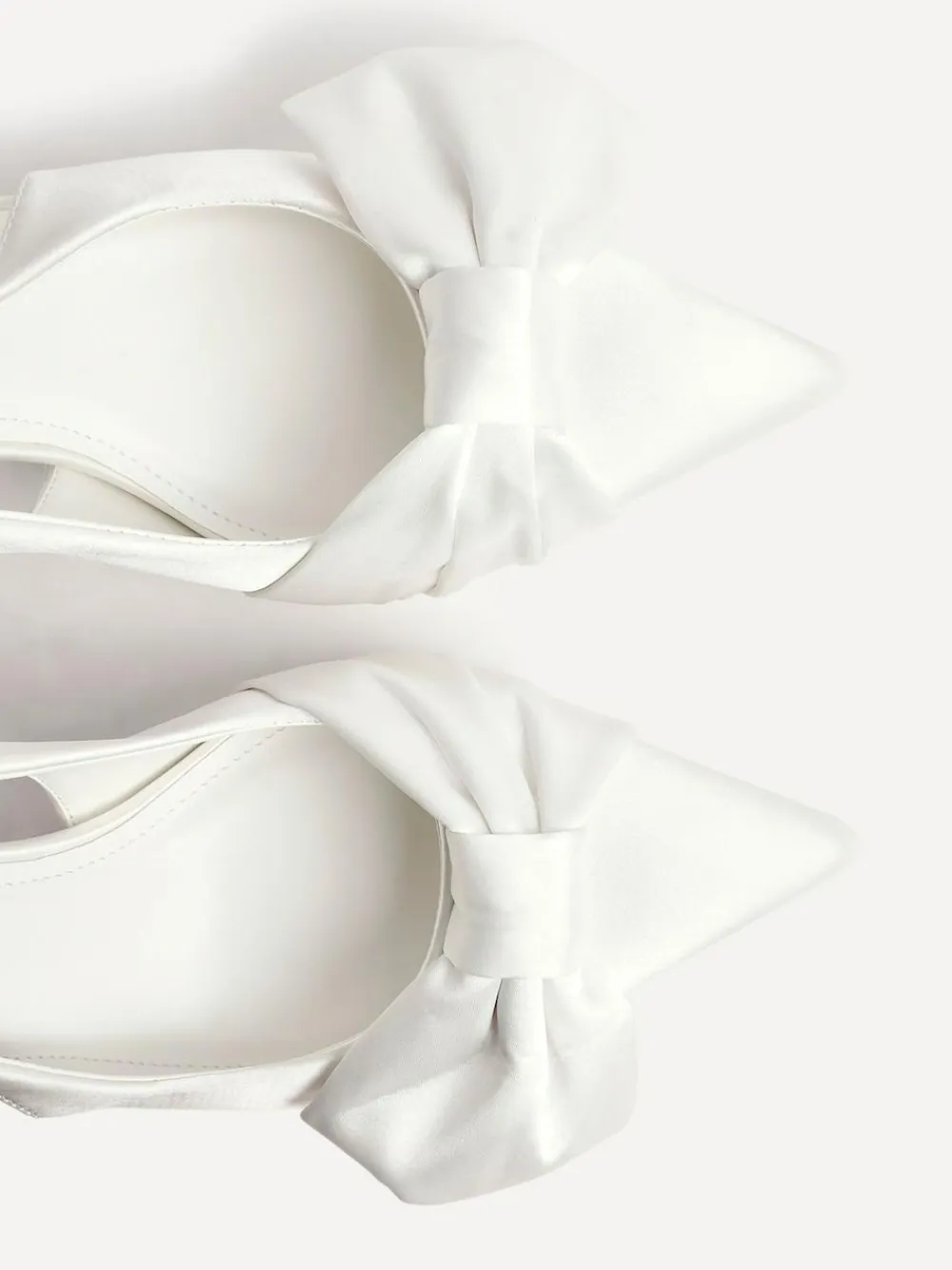 Linzi Cream Bridal Always Courts With Bow Detail