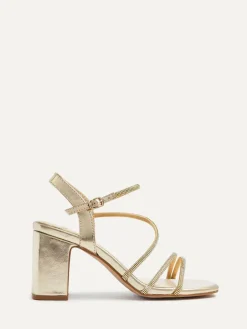 Linzi Kira Strappy Diamante Block Heeled Sandals^Women Heels
