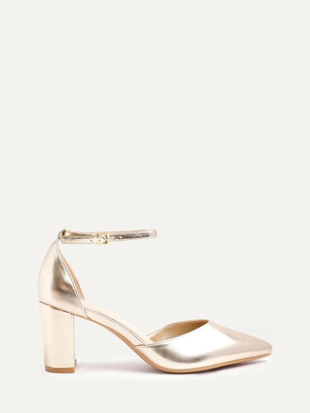 Linzi Gold Leona Closed Back Court Block Heels^Women Occasionwear