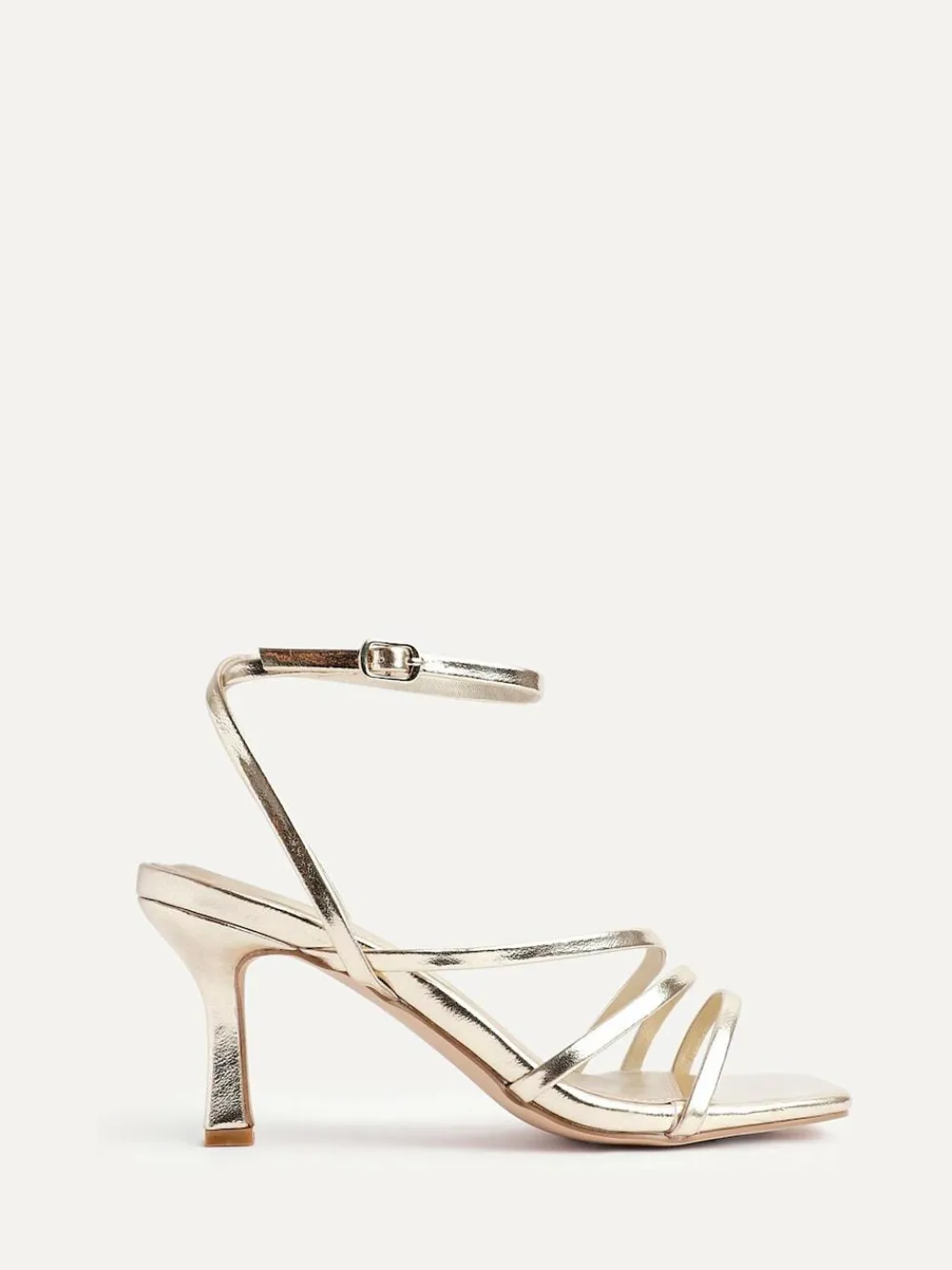 Best Linzi Reflect Wide Fit Strappy Heeled Sandals Gold