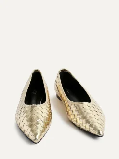 Linzi Talina Woven Pointed Toe Ballet Flats^Women Flats