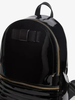 Hot Lipsy Bow Detail School Backpack Black