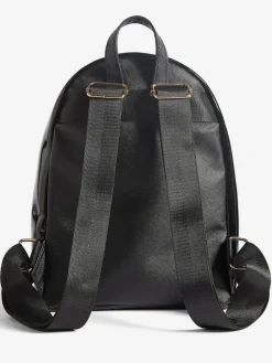 Hot Lipsy Bow Detail School Backpack Black
