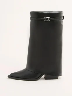 Clearance Lipsy Black Knee High Boots