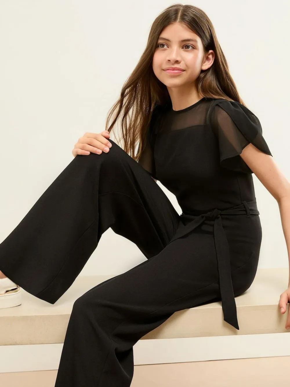 Lipsy Mesh Yoke Jumpsuit (5-16yrs)^ Jumpsuits & Playsuits