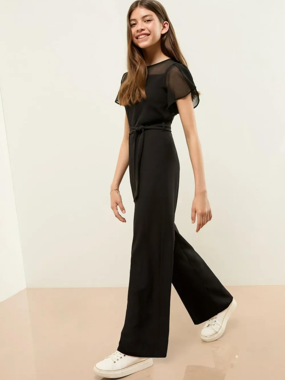 Lipsy Mesh Yoke Jumpsuit (5-16yrs)^ Jumpsuits & Playsuits