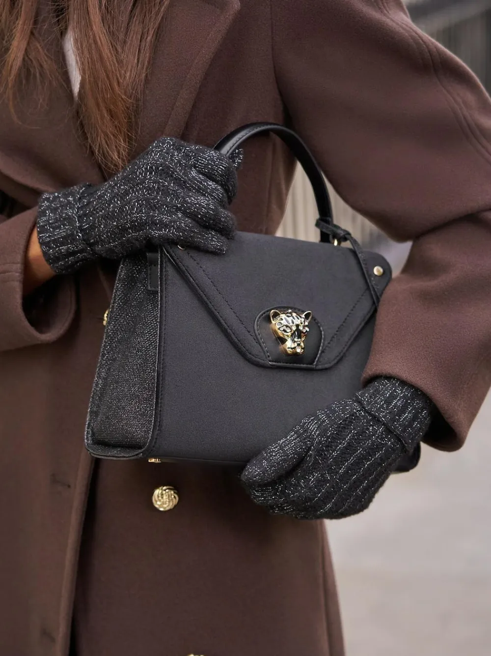 Lipsy Shimmer Ribbed Knitted Gloves^Women Hats, Gloves & Scarves|Hats, Gloves & Scarves