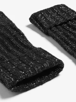 Lipsy Shimmer Ribbed Knitted Gloves^Women Hats, Gloves & Scarves|Hats, Gloves & Scarves
