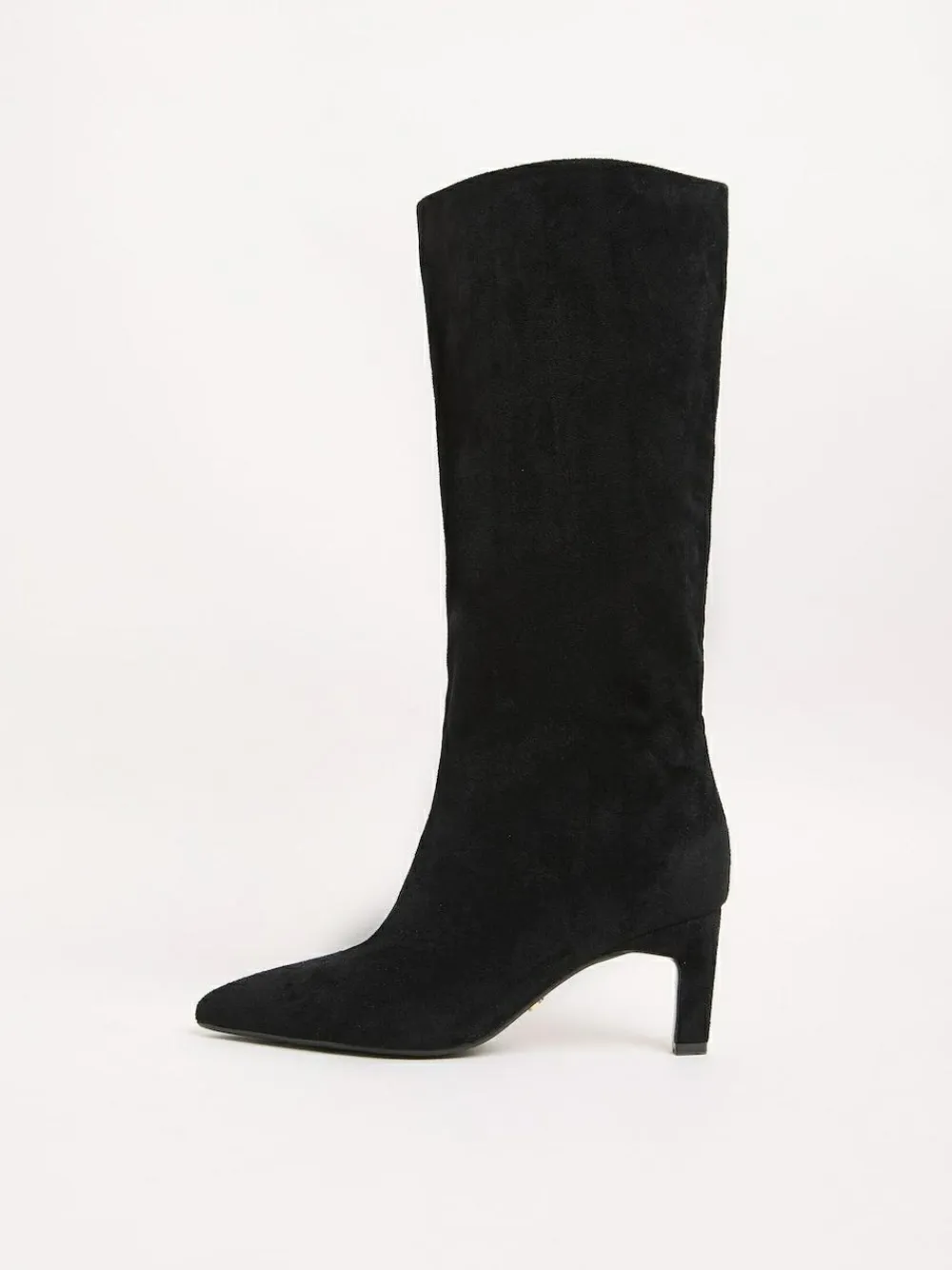 Lipsy Standard fit Faux Leather Knee High Low Kitten Heel Boots^Women Boots & Wellies|Boots