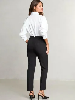 Online Lipsy Tailored Tapered Trousers Black
