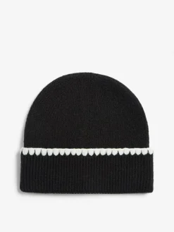 Lipsy Whipstitch Trim Beanie Hat^Women Hats, Gloves & Scarves|Hats, Gloves & Scarves